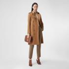 Burberry Burberry Regenerated Cashmere Trench Coat, Size: 04, Brown
