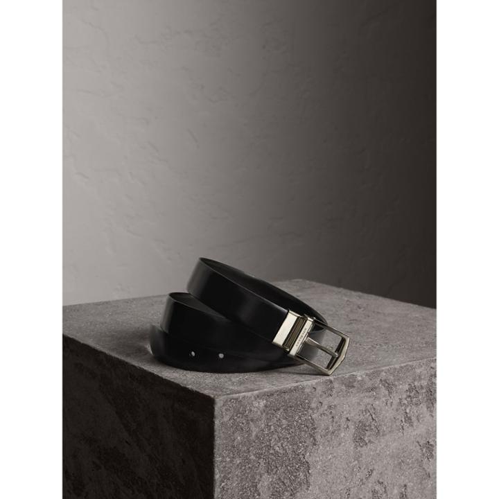 Burberry Burberry Reversible Bridle Leather Belt, Size: 75, Black