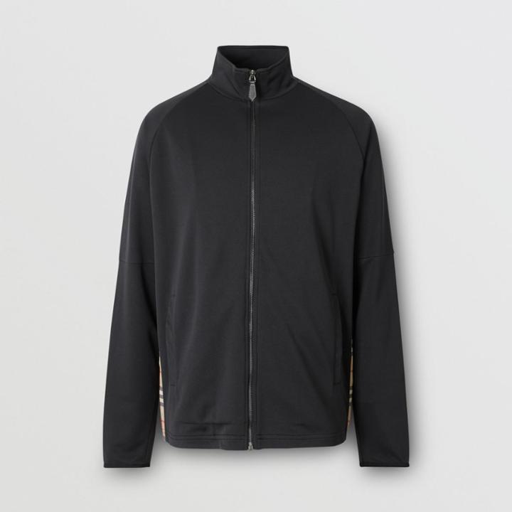 Burberry Burberry Vintage Check Trim Technical Track Top