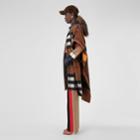 Burberry Burberry Check Cashmere Zip-front Cape, Size: M/l