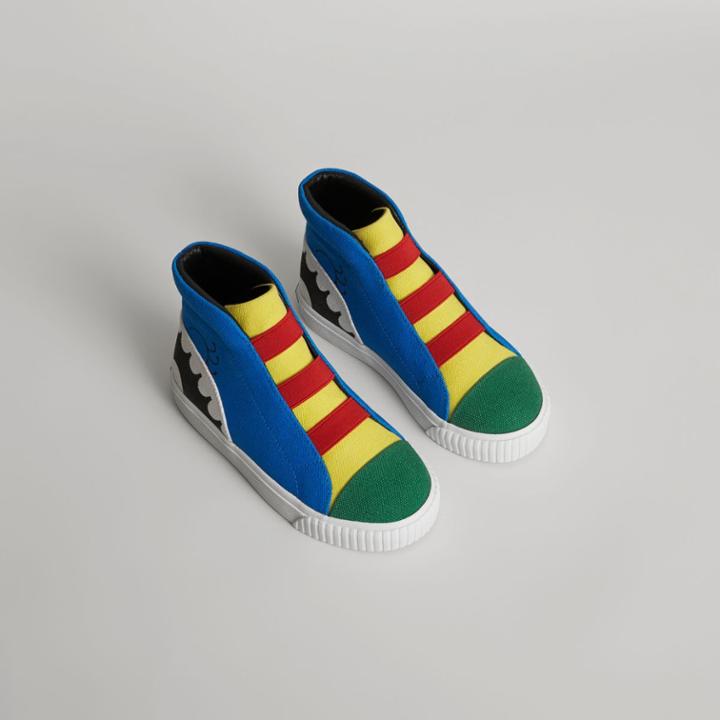 Burberry Burberry Monster Graphic High-top Sneakers, Size: 27