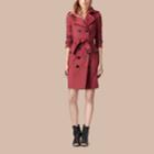 Burberry Burberry Sandringham Fit Cashmere Trench Coat, Size: 12, Pink
