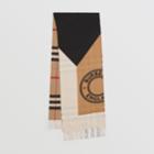 Burberry Burberry Reversible Montage Print Cashmere Scarf
