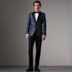 Burberry Burberry Slim Fit Swirl Silk Cotton Jacquard Evening Jacket, Size: 48r