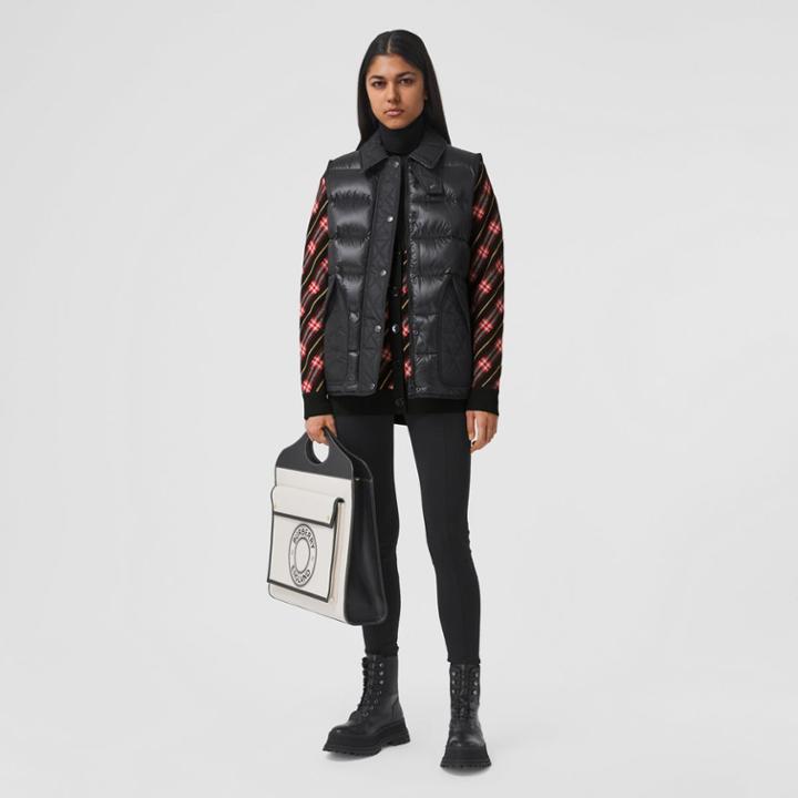 Burberry Burberry Diamond Quilted Panel Puffer Gilet