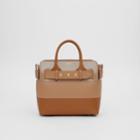 Burberry Burberry The Small Panelled Leather Triple Stud Belt Bag, Beige