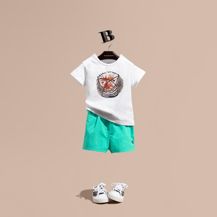 Burberry Burberry Quick-dry Swim Shorts, Size: 12m, Green