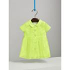 Burberry Burberry Pintuck Detail Cotton Voile Dress, Size: 12m, Yellow