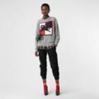 Burberry Burberry Chequer Ekd Cotton Sweatshirt, Size: M, Grey