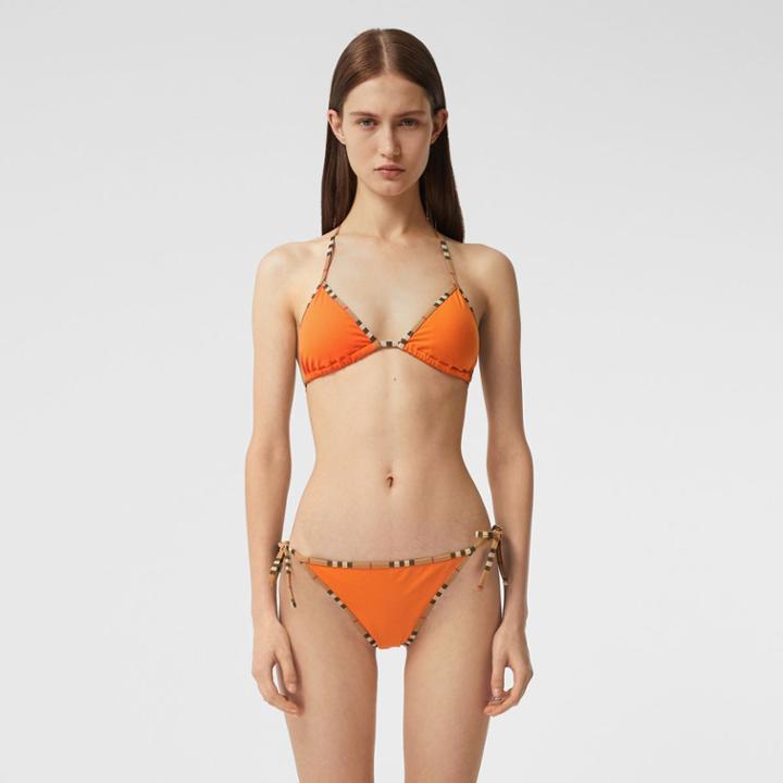Burberry Burberry Icon Stripe Trim Triangle Bikini