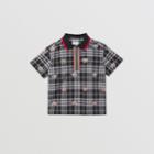 Burberry Burberry Childrens Thomas Bear Print Check Cotton Oversized Shirt, Size: 10y