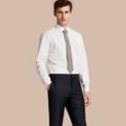 Burberry Burberry Modern Fit Double-cuff Cotton Poplin Shirt, Size: 16.5, White