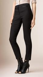 Burberry Slim Fit Tailored Tuxedo Trousers
