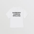 Burberry Burberry Childrens Logo Print Cotton T-shirt, Size: 18m, White