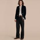 Burberry Double-breasted Velvet Jacket