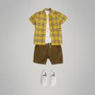 Burberry Burberry Drawcord Cotton Linen Twill Shorts, Size: 8y