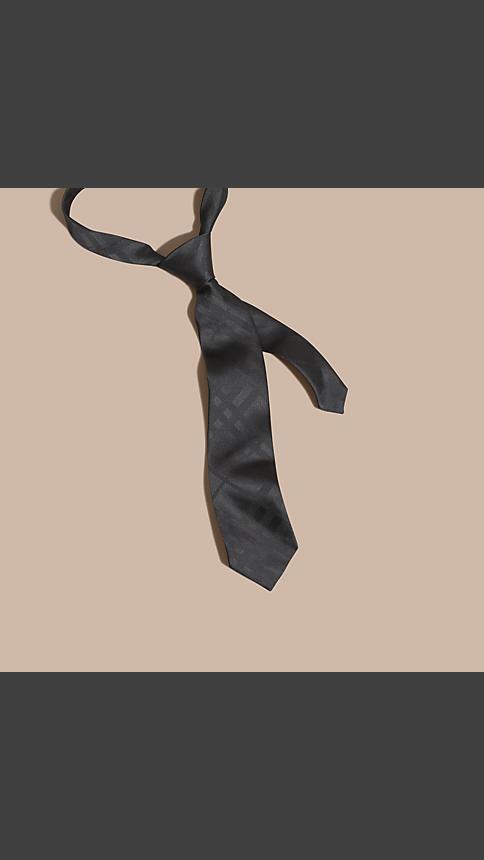 Burberry Classic Cut Check Jacquard Silk Tie