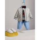 Burberry Burberry Diamond Quilted Satin Bomber Jacket, Size: 3y