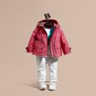 Burberry Burberry Hooded Packaway Technical Jacket, Size: 3y, Red