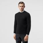 Burberry Burberry Monogram Motif Cashmere Sweater, Size: L, Black