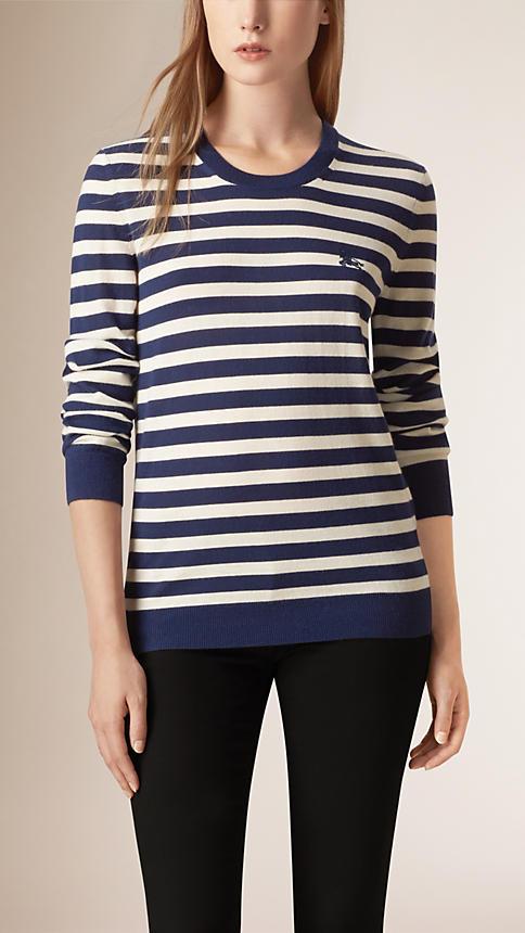 Burberry Striped Cashmere Sweater