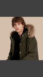 Burberry Bonded Cotton Parka Jacket With Down-filled Warmer