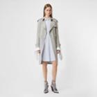 Burberry Burberry Technical Wool Reconstructed Trench Coat, Size: 04, Grey