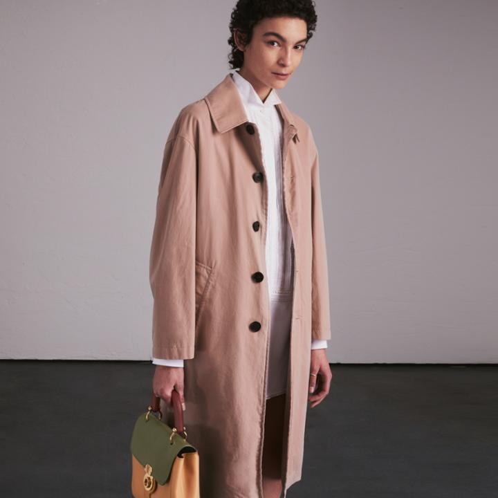 Burberry Burberry Unisex Tropical Gabardine Car Coat, Size: Xxl, Pink