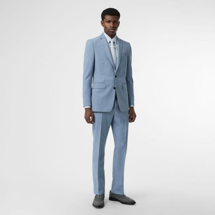 Burberry Burberry Classic Fit Wool Mohair Tailored Jacket, Size: 38r, Blue