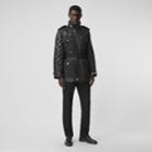 Burberry Burberry Packaway Hood Quilted Nylon And Cotton Field Jacket, Size: 40, Black