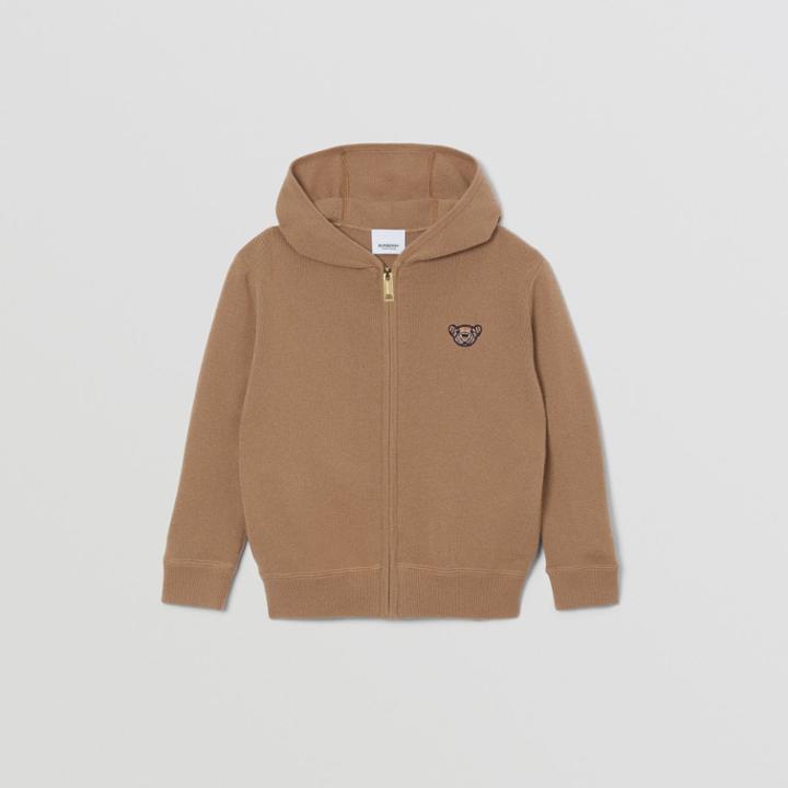 Burberry Burberry Childrens Thomas Bear Motif Cashmere Hooded Top, Size: 10y