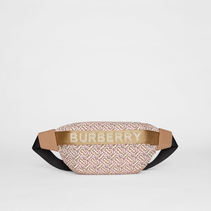 Burberry Burberry Medium Monogram Print Bum Bag, Pink