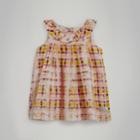 Burberry Burberry Childrens Gathered Scribble Check Print Silk Dress, Size: 3y