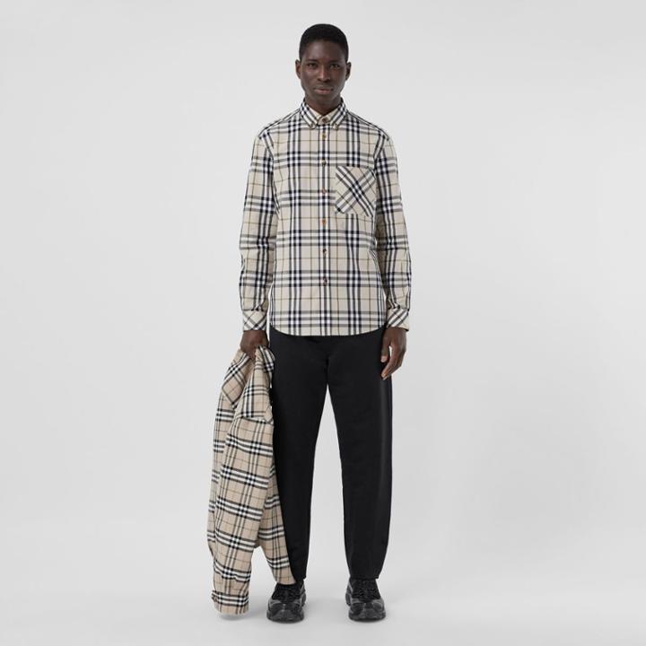 Burberry Burberry Check Cotton Poplin Shirt