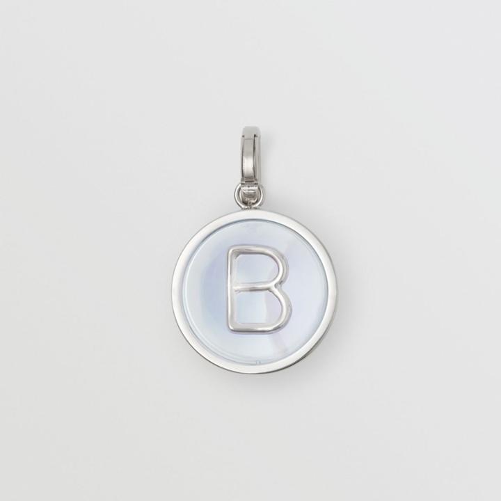 Burberry Burberry Marbled Resin 'b' Alphabet Charm, Brown
