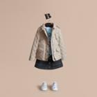 Burberry Burberry Quilted Field Jacket, Size: 12y, Grey