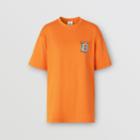 Burberry Burberry Monogram Motif Cotton T-shirt - Unisex, Size: Xs, Orange