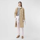 Burberry Burberry Embellished Cotton Twill Car Coat, Size: 02, Beige