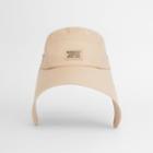 Burberry Burberry Logo Appliqu Cotton Twill Bonnet Cap, Beige