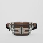 Burberry Burberry Geometric Check And Leather Bum Bag