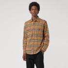 Burberry Burberry Vintage Check Cotton Flannel Shirt, Size: M, Antique Yellow