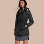 Burberry Burberry Diamond Quilted Coat, Black
