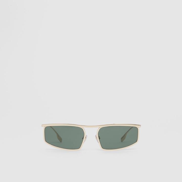 Burberry Burberry Logo Detail Rectangular Frame Sunglasses