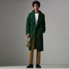 Burberry Burberry Gun-flap Detail Cotton Gabardine Trench Coat, Size: 34