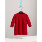 Burberry Burberry Check Cuff Knitted Cashmere Dress, Size: 9m, Red