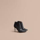 Burberry Burberry Quilted Leather Ankle Boots, Size: 40, Black