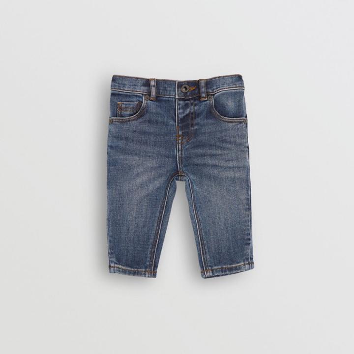 Burberry Burberry Childrens Relaxed Fit Stretch Denim Jeans, Size: 18m, Blue