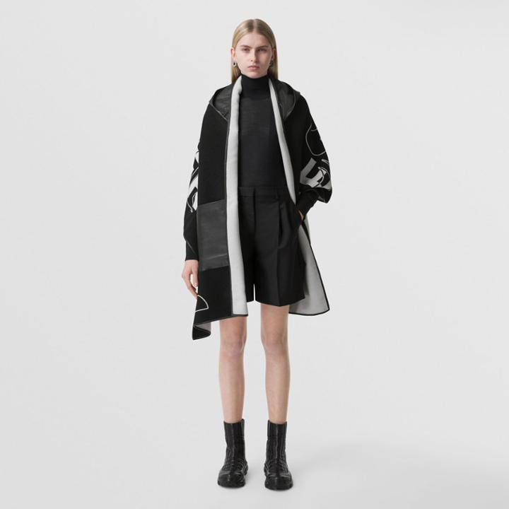 Burberry Burberry Love Is Eternal Wool Cotton Hooded Cape