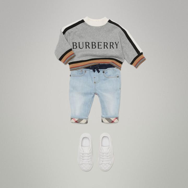 Burberry Burberry Relaxed Fit Pull-on Denim Jeans, Size: 12m, Blue