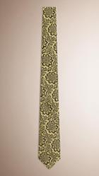 Burberry Slim Cut Floral Jacquard Silk Tie